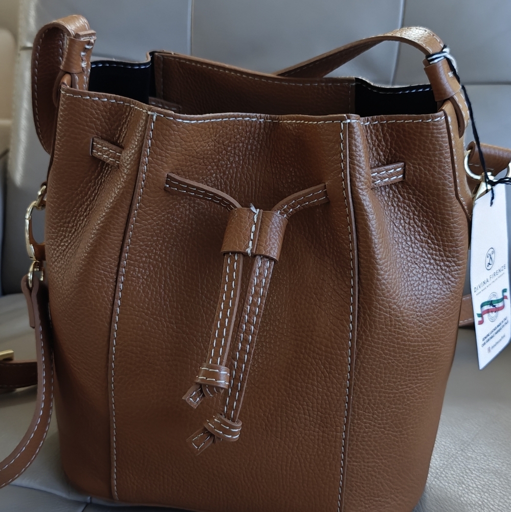 Brand New With Tags Genuine Leather Bag